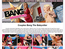 Tablet Screenshot of couplesbangthebabysitter.us